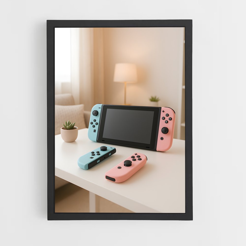 Poster Switch & Play – affiche Consoles (vue 2)